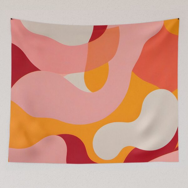 Item preview, Retro Radiance: Dynamic Curves in Vibrant Colors designed and sold by FreedomToDesign.