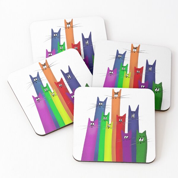 Item preview, Roaring kitty Startled Striped Kitties designed and sold by RysowankaZS.