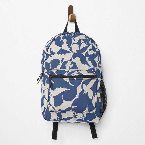 Item preview, Bird Pattern On Blue Background designed and sold by UrbanCult-Store.