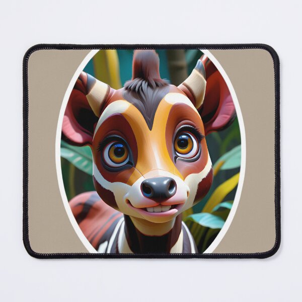 Item preview, Cute African Okapi In The Jungle designed and sold by TheArtOfPat.