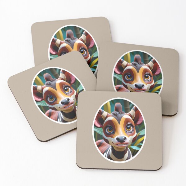 Item preview, Cute African Okapi In The Jungle designed and sold by TheArtOfPat.