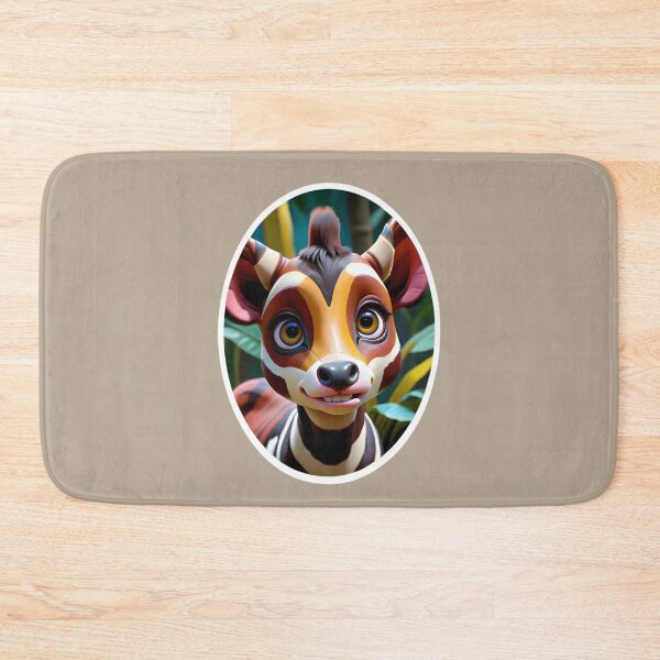 Item preview, Cute African Okapi In The Jungle designed and sold by TheArtOfPat.