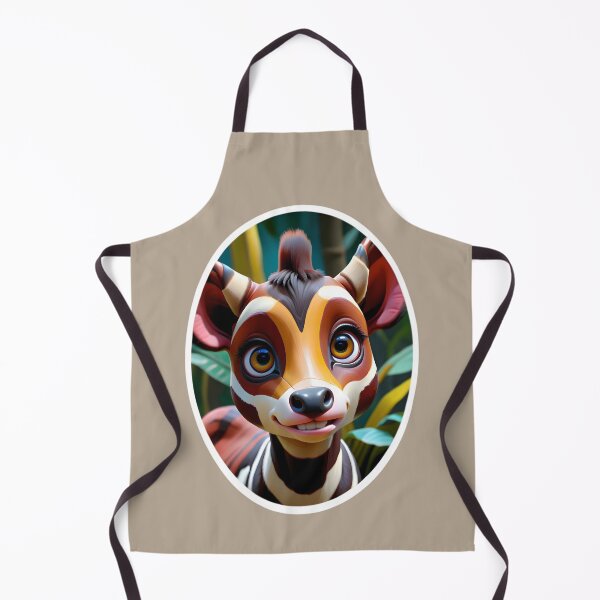 Item preview, Cute African Okapi In The Jungle designed and sold by TheArtOfPat.