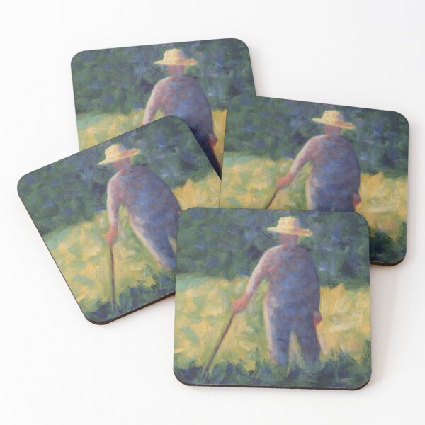 Item preview, Gardener (Peasant Man) Georges Seurat painting designed and sold by ArtUnova.