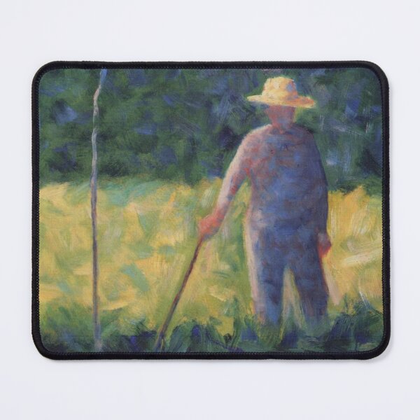 Item preview, Gardener (Peasant Man) Georges Seurat painting designed and sold by ArtUnova.