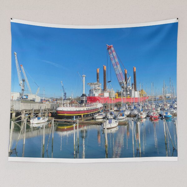 Item preview, South Harbour, Blyth Nautical Scene designed and sold by Violaman.
