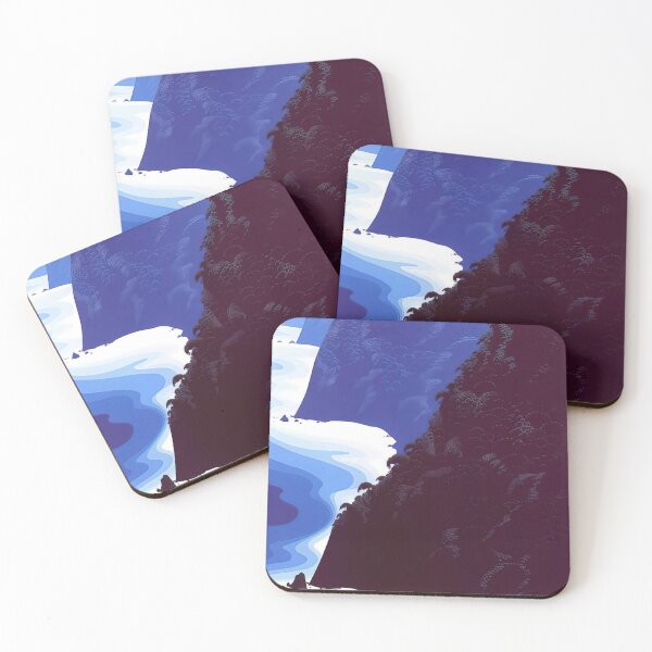 Item preview, Eyvind Earle - Blue Big Sur designed and sold by qlAinwoRTy.