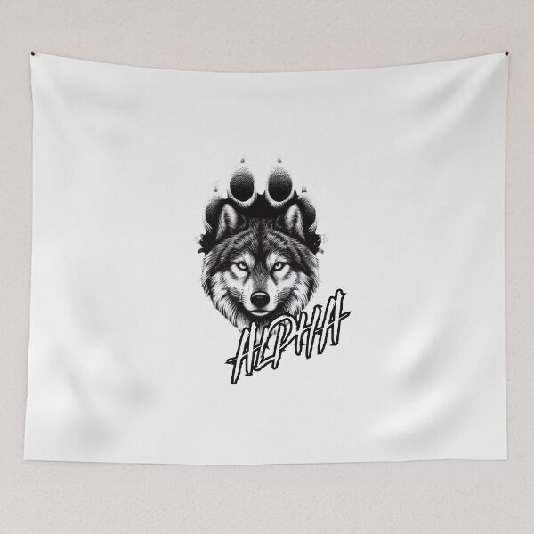 Item preview, the wolf print designed and sold by Laimiboz-art.