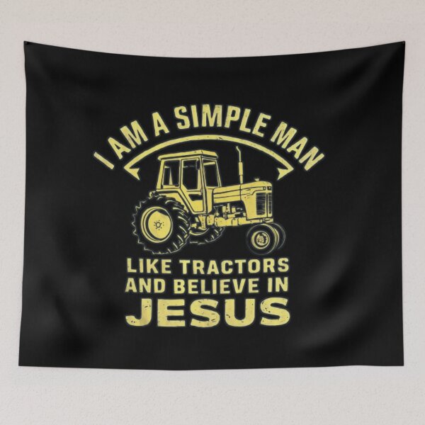 Item preview, I LIKE TRACTORS JESUS CHRISTIAN FARMER designed and sold by Obinne.