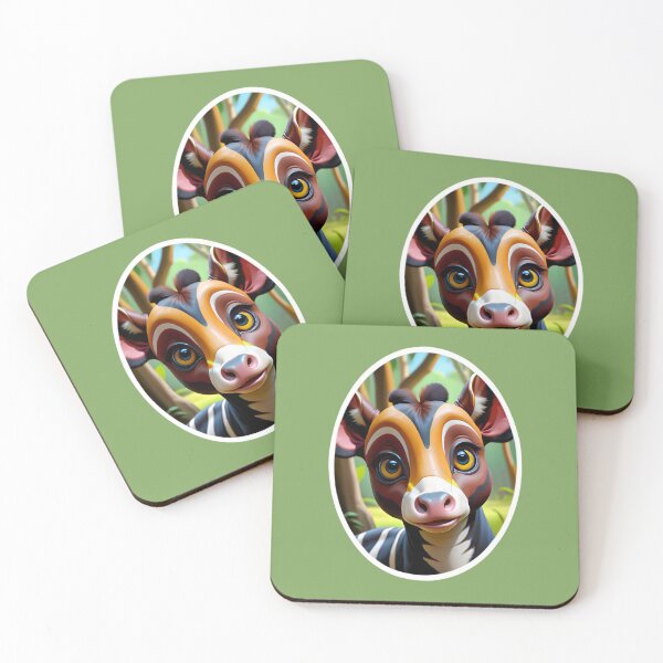 Item preview, Cute African Okapi In The Jungle designed and sold by TheArtOfPat.