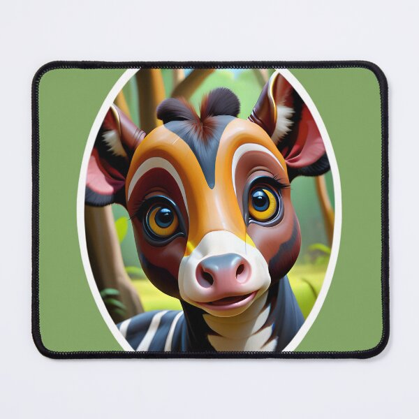 Item preview, Cute African Okapi In The Jungle designed and sold by TheArtOfPat.