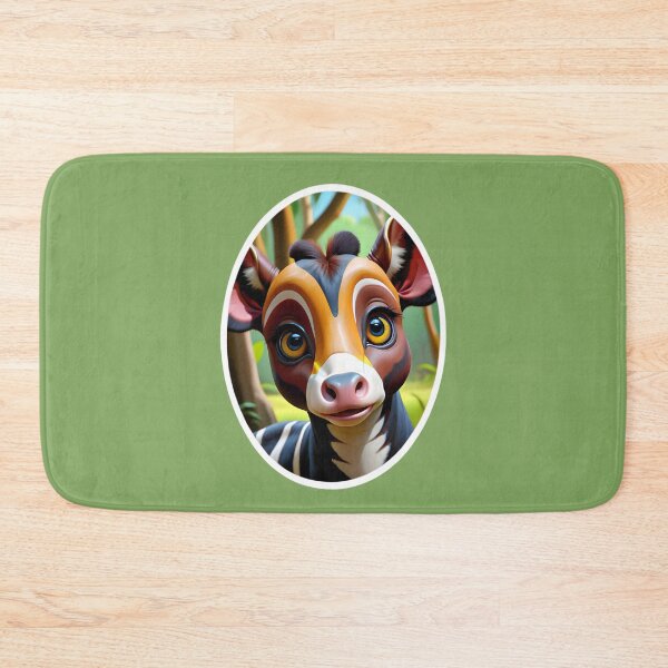 Item preview, Cute African Okapi In The Jungle designed and sold by TheArtOfPat.
