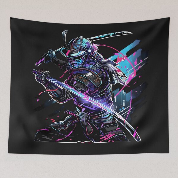 Item preview, Neon Blade: Cyber Samurai designed and sold by AI-Only Creations.