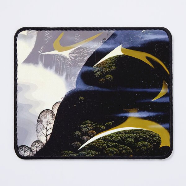 Item preview, Eyvind Earle - Copy of Sea mist and Pastures designed and sold by qlAinwoRTy.