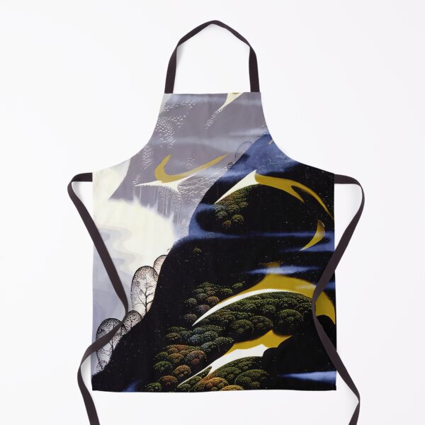 Item preview, Eyvind Earle - Copy of Sea mist and Pastures designed and sold by qlAinwoRTy.