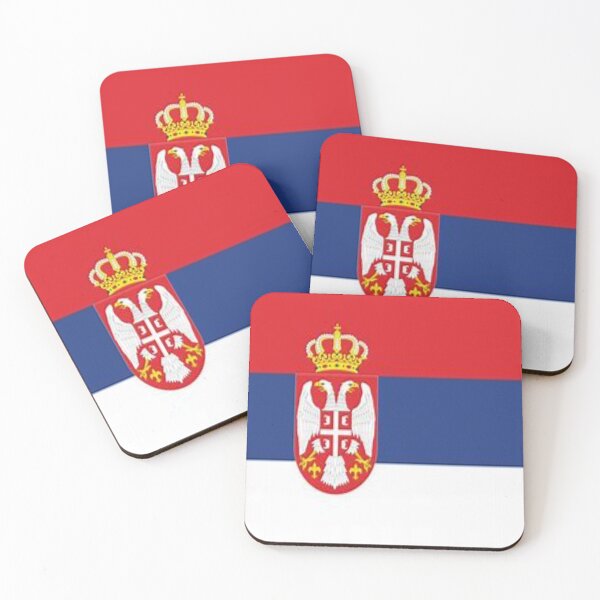 Item preview, Serbia Flag Design designed and sold by Midnight Veil Designs.