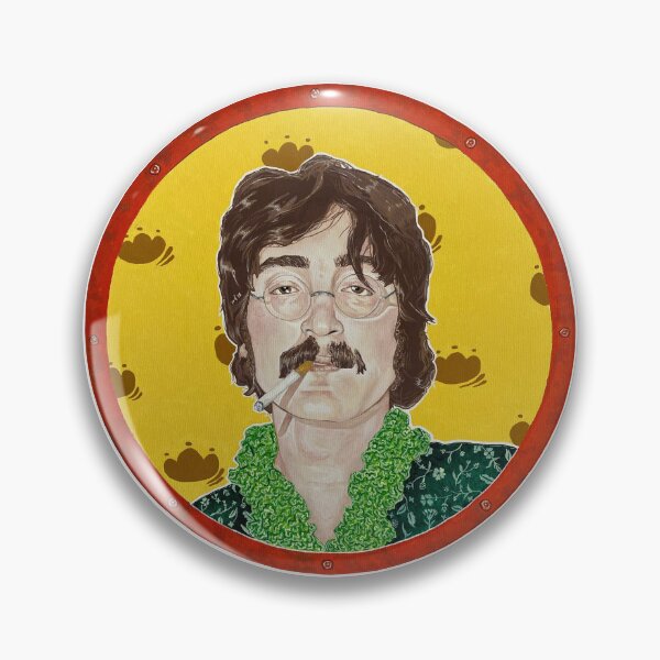 Item preview, John Lennon Yellow Submarine gouache portrait designed and sold by Bear Pokes .