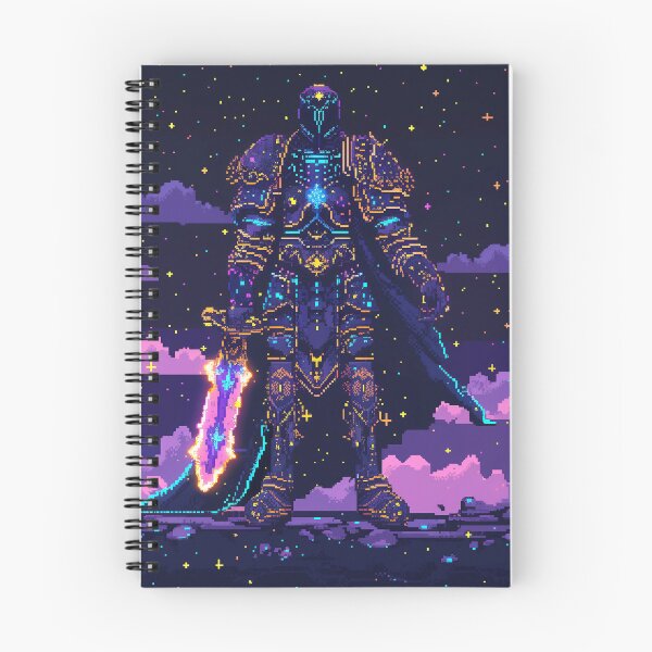 Item preview, Space Knight Pixel Art designed and sold by Kaos-Bit.