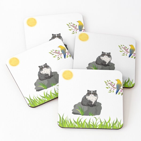 Item preview, Cat And A Bird designed and sold by Designfs.