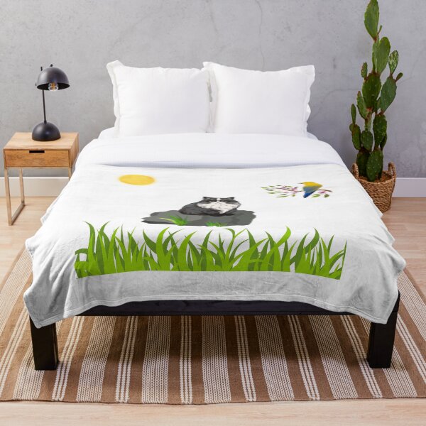 Item preview, gato y un pájaro designed and sold by Designfs.