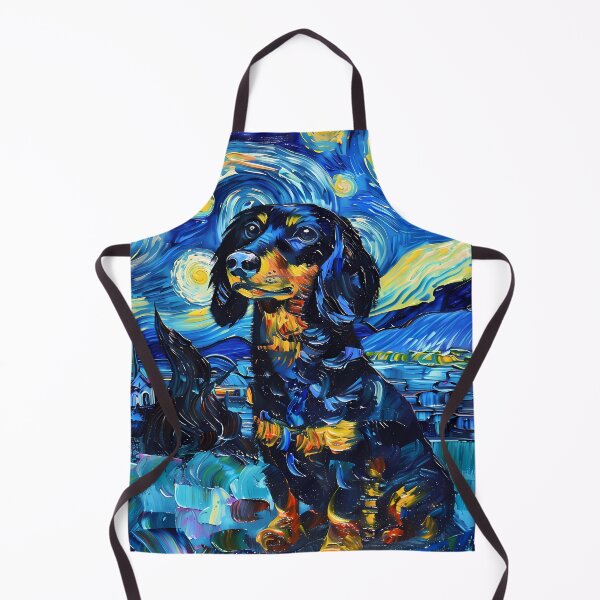 Item preview, Starry Night Dachshund Van Gogh Dog designed and sold by Vangoholic.