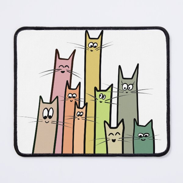Item preview, Fairy kitty Pastel Smiling Cat Faces designed and sold by RysowankaZS.