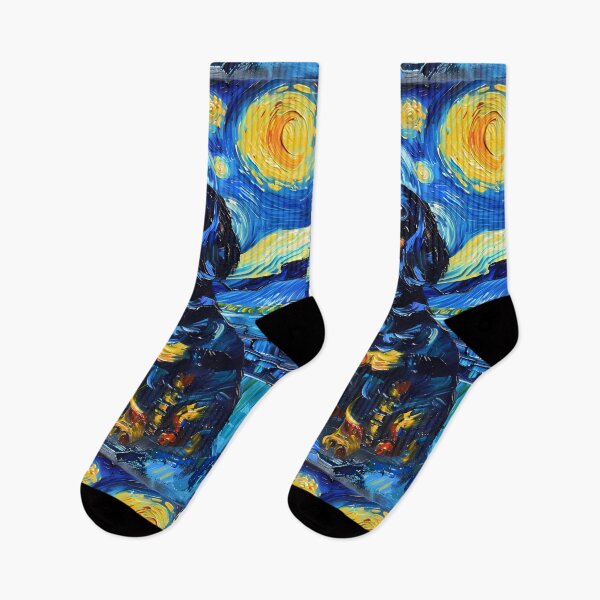 Item preview, Starry Night Dachshund Van Gogh Dog designed and sold by Vangoholic.