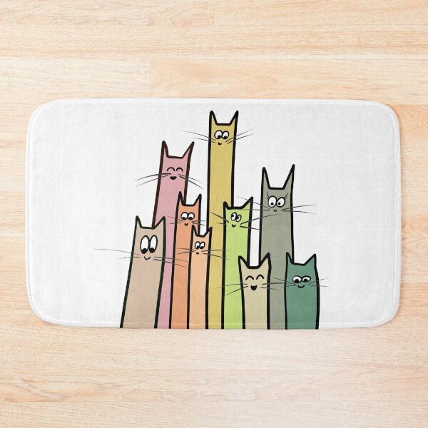 Item preview, Fairy kitty Pastel Smiling Cat Faces designed and sold by RysowankaZS.
