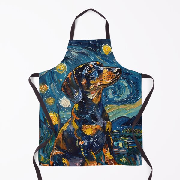 Item preview, Starry Night Dachshund Van Gogh Dog designed and sold by Vangoholic.