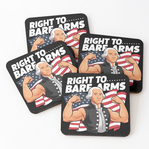 Item preview, Right To Bare Arms - 4th of July Funny Gym Workout  designed and sold by MAPDDesigns.