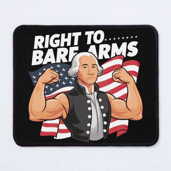 Item preview, Right To Bare Arms - 4th of July Funny Gym Workout  designed and sold by MAPDDesigns.