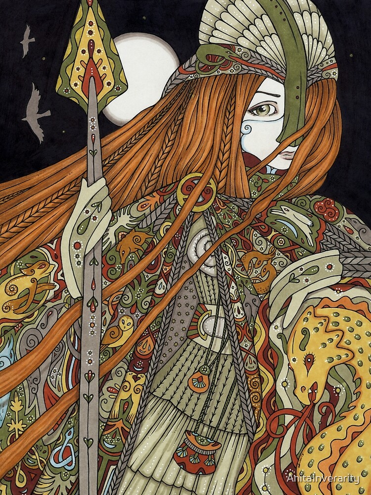Thumbnail 5 of 5, Graphic T-Shirt, Boudicca designed and sold by AnitaInverarity.