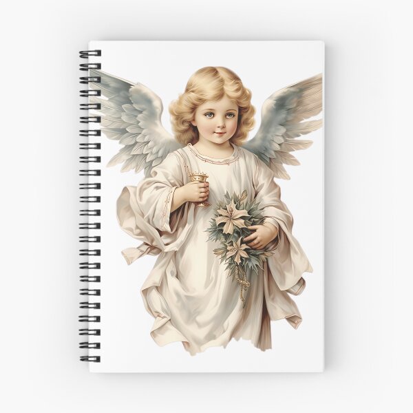 Item preview,  young angel holding a bouquet of flowers designed and sold by lylayt2axc.