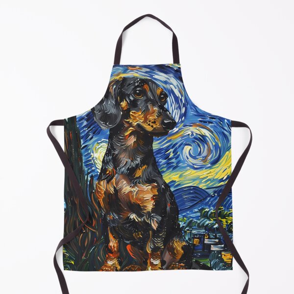 Item preview, Starry Night Dachshund Van Gogh Dog designed and sold by Vangoholic.