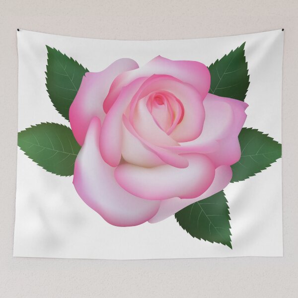 Item preview, Lovely pink white rose designed and sold by IrinaGuArt.