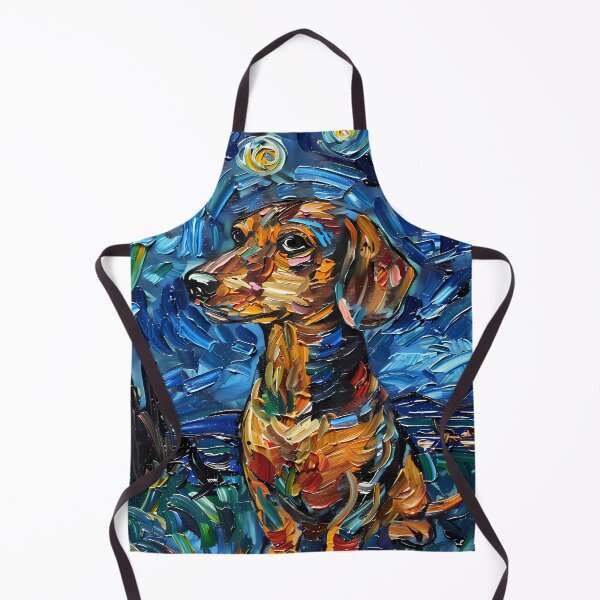 Item preview, Starry Night Dachshund Van Gogh Dog designed and sold by Vangoholic.
