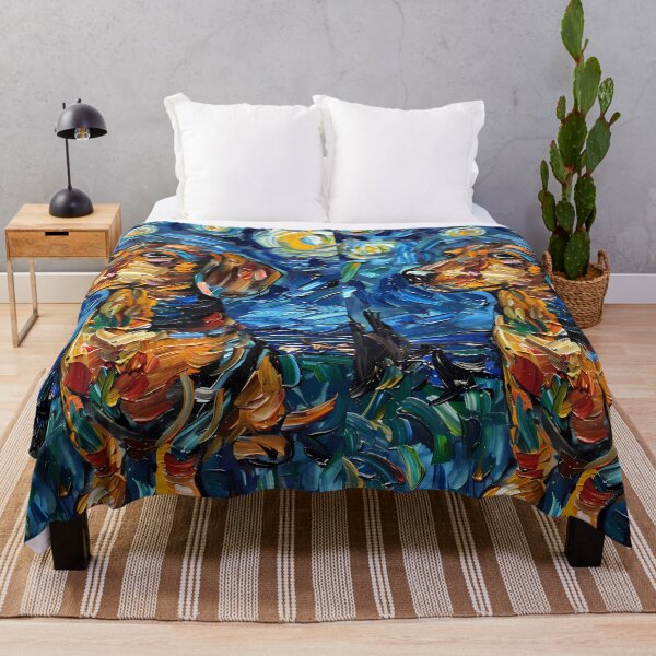 Item preview, Starry Night Dachshund Van Gogh Dog designed and sold by Vangoholic.
