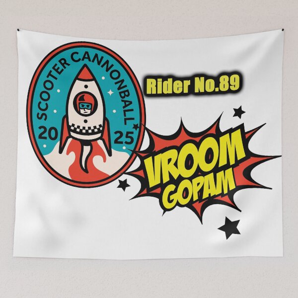 Item preview, Vroom GoPam Rider No.89 2025 designed and sold by VroomGoPam.