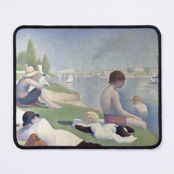 Item preview, Bathers at Asnières Georges Seurat Famous painting designed and sold by ArtUnova.
