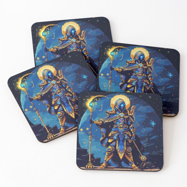Item preview, Egyptian Space Wizard Pixel Art designed and sold by Kaos-Bit.