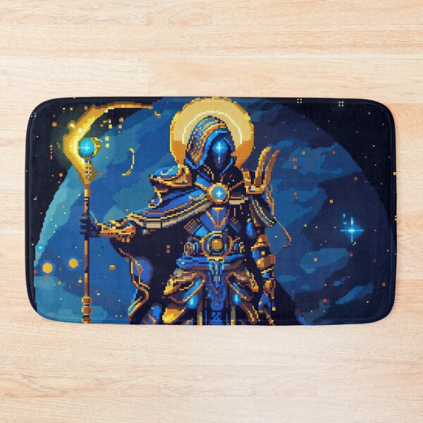 Item preview, Egyptian Space Wizard Pixel Art designed and sold by Kaos-Bit.