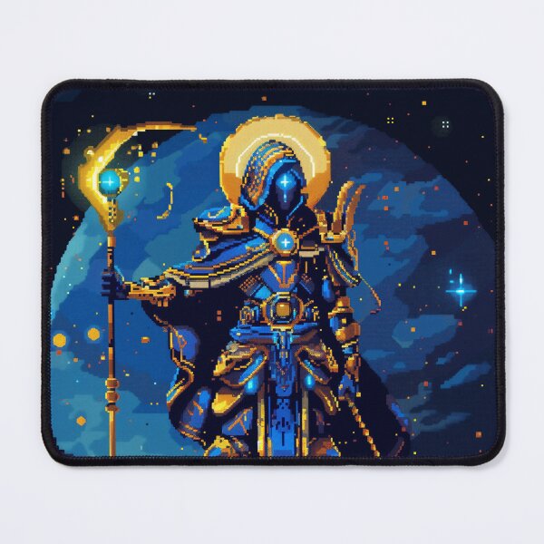 Item preview, Egyptian Space Wizard Pixel Art designed and sold by Kaos-Bit.