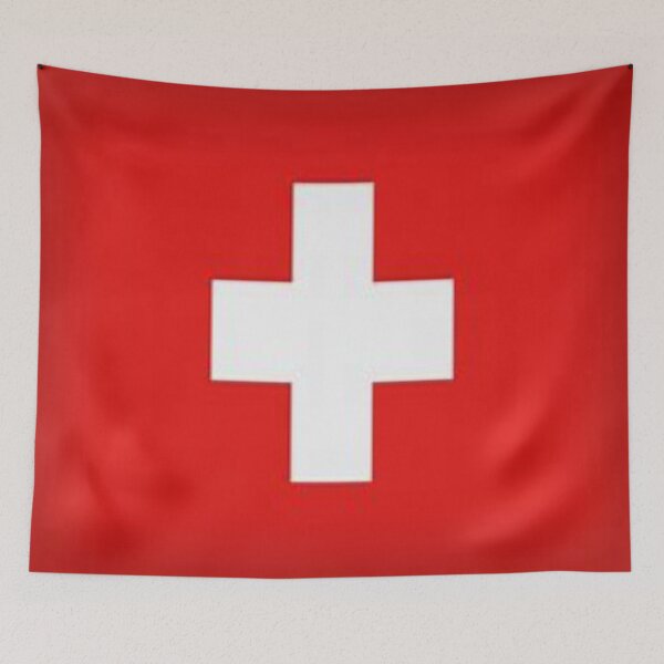 Artikelvorschau, Schweiz Flagge Design entworfen und verkauft von Midnight Veil Designs.