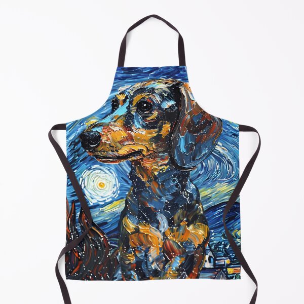 Item preview, Starry Night Dachshund Van Gogh Dog designed and sold by Vangoholic.