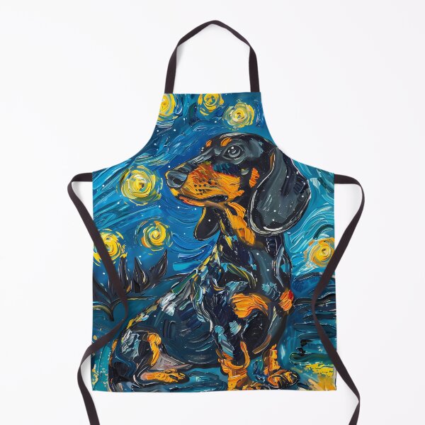 Item preview, Starry Night Dachshund Van Gogh Dog designed and sold by Vangoholic.