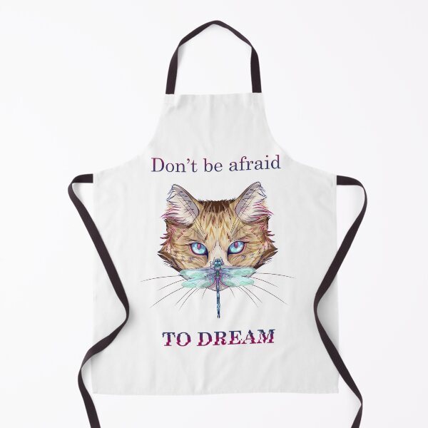Item preview, Cat and Dragonfly Don't be afraid to dream  designed and sold by Confussable.