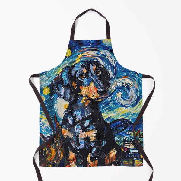 Item preview, Starry Night Dachshund Van Gogh Dog designed and sold by Vangoholic.