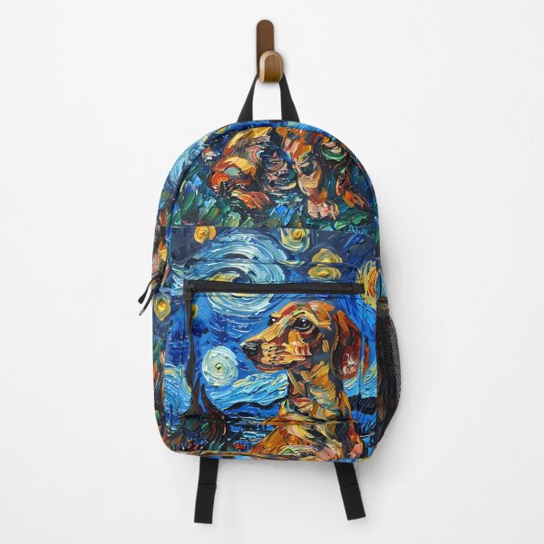 Item preview, Starry Night Dachshund Van Gogh Dog designed and sold by Vangoholic.