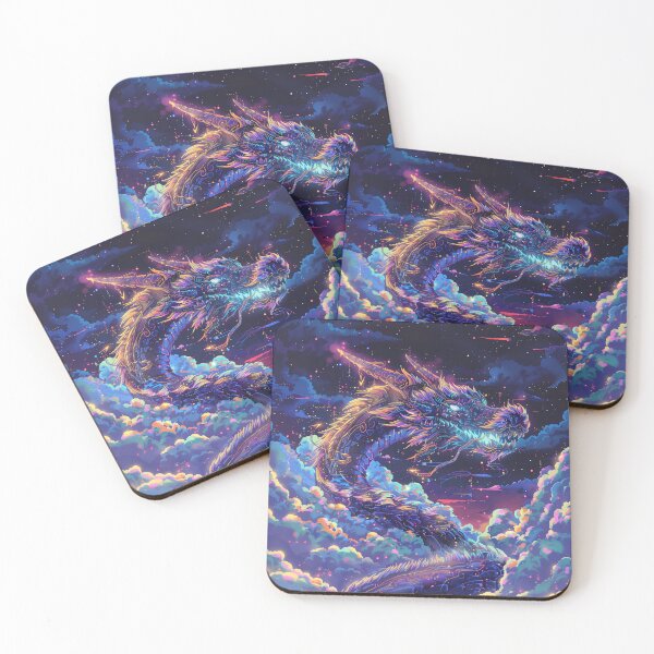 Item preview, Cosmic Dragon Pixel Art designed and sold by Kaos-Bit.