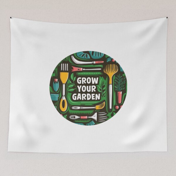 Item preview, Grow Your Garden Pop Art Gardening Tools designed and sold by deluxedigital1.